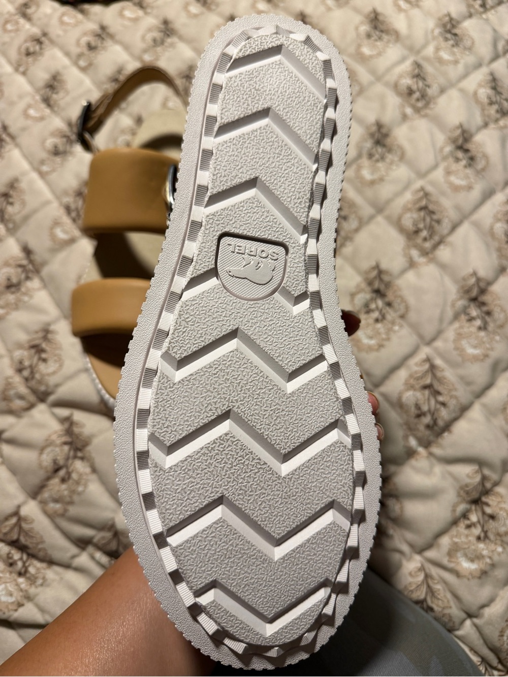 Sorel Tan Strappy Wedge Sandals NWT - Picture 5 of 9